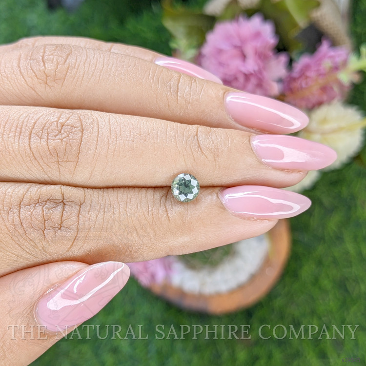 0.91 Ct. Bluish Green Sapphire from Madagascar