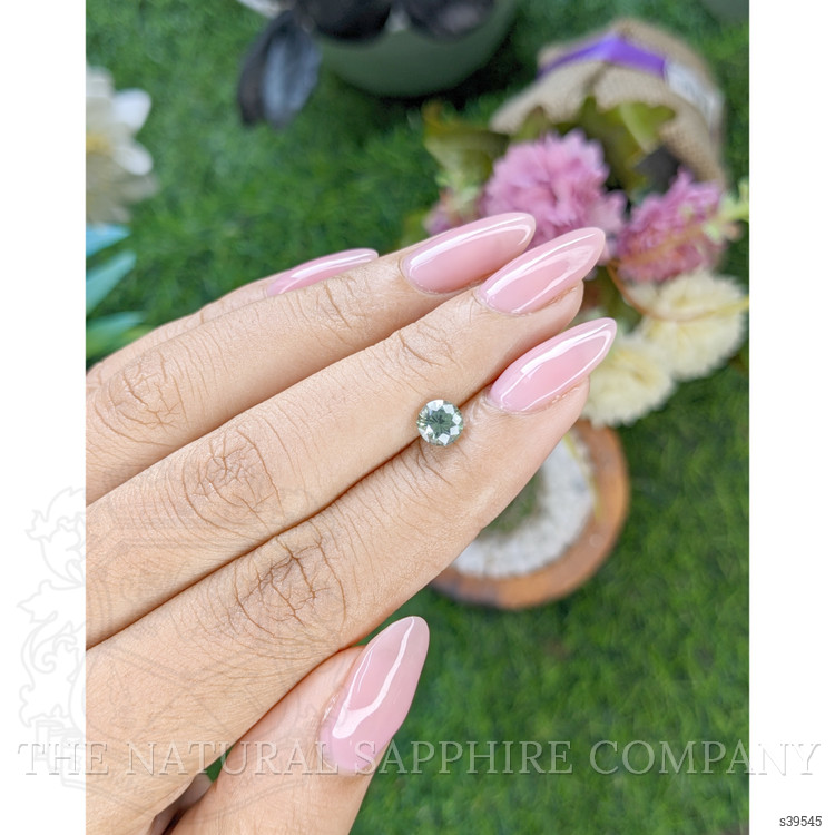 0.91 Ct. Bluish Green Sapphire from Madagascar