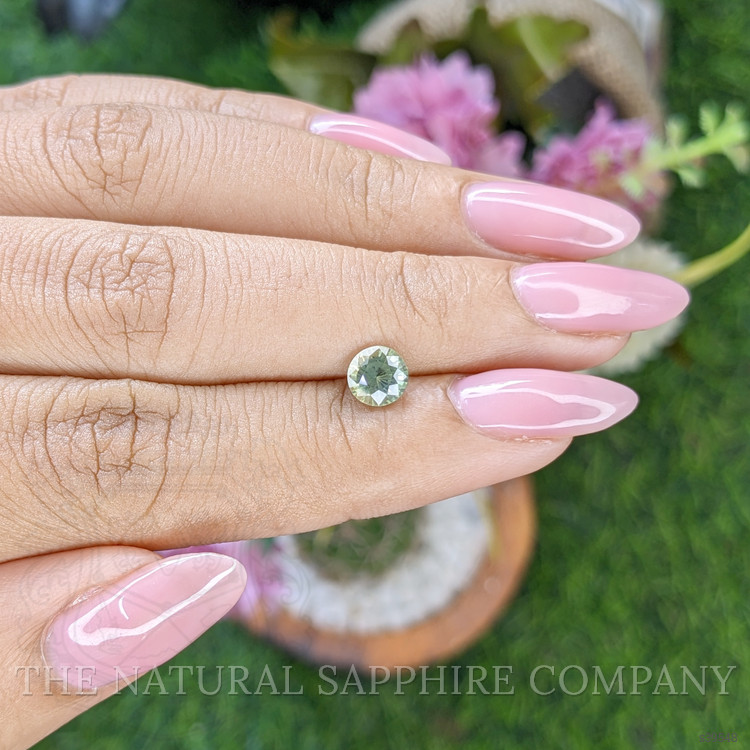 0.92 Ct. Yellowish Green Sapphire from Madagascar