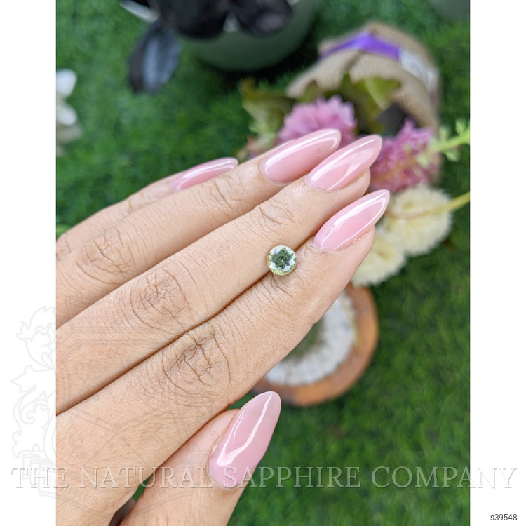 0.92 Ct. Yellowish Green Sapphire from Madagascar