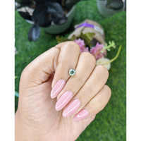 1.07 Ct. Green Sapphire from Madagascar Life Style