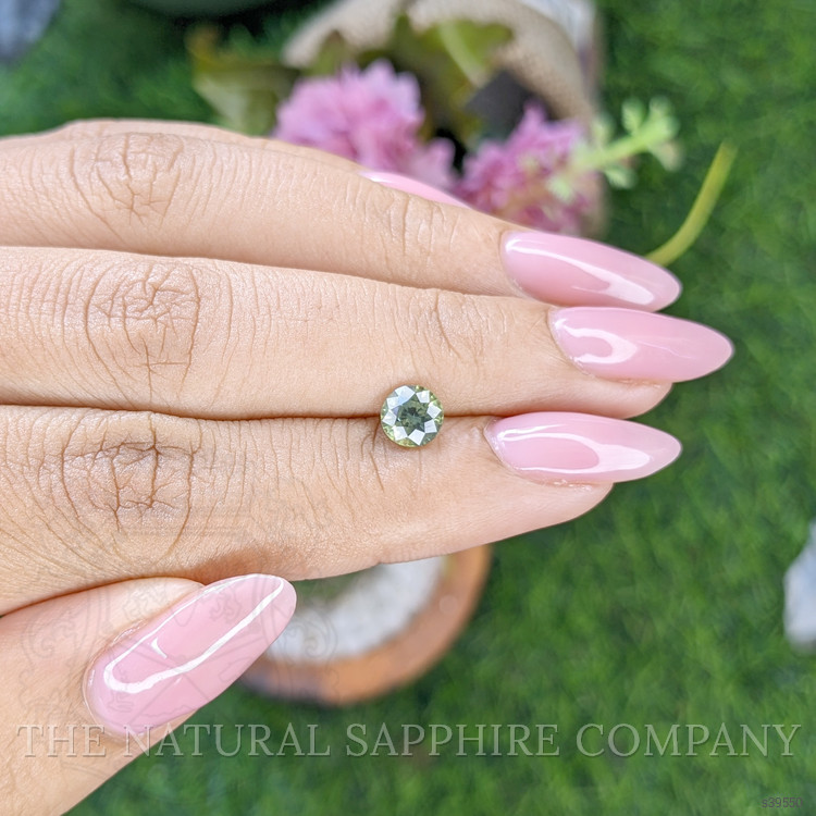 0.91 Ct. Yellowish Green Sapphire from Madagascar