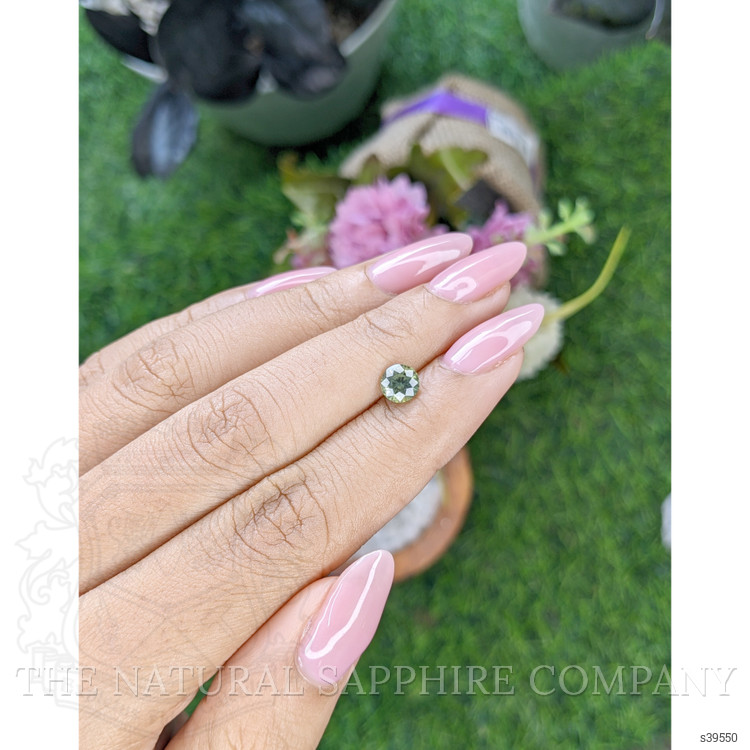 0.91 Ct. Yellowish Green Sapphire from Madagascar