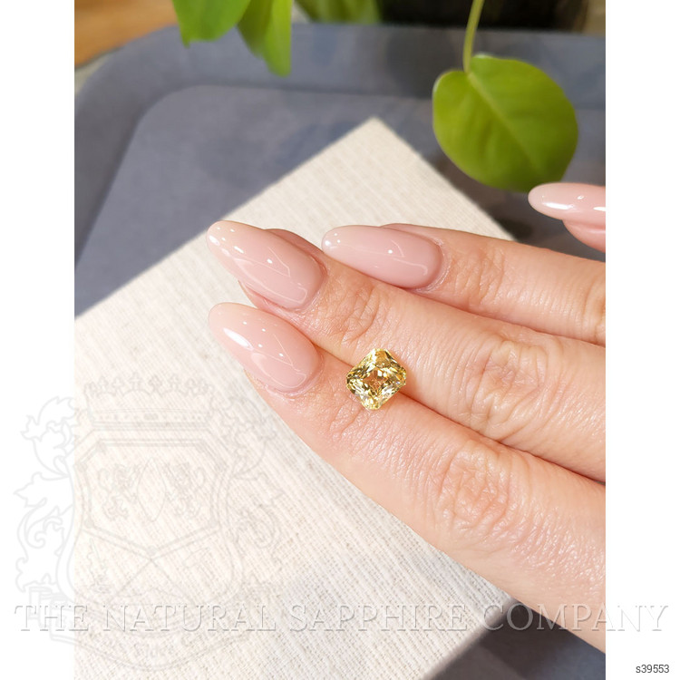 3.55 Ct. Yellow Sapphire from Ceylon (Sri Lanka)