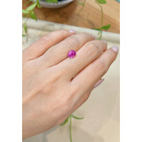 1.79 Ct. Purplish Pink Sapphire from Ceylon (Sri Lanka) Life Style