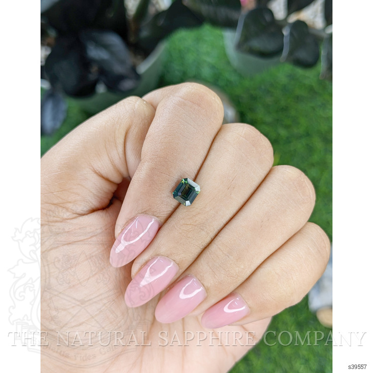 1.30 Ct. Bluish Green Sapphire from Australia