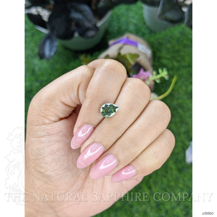 2.06 Ct. Green Sapphire from Australia