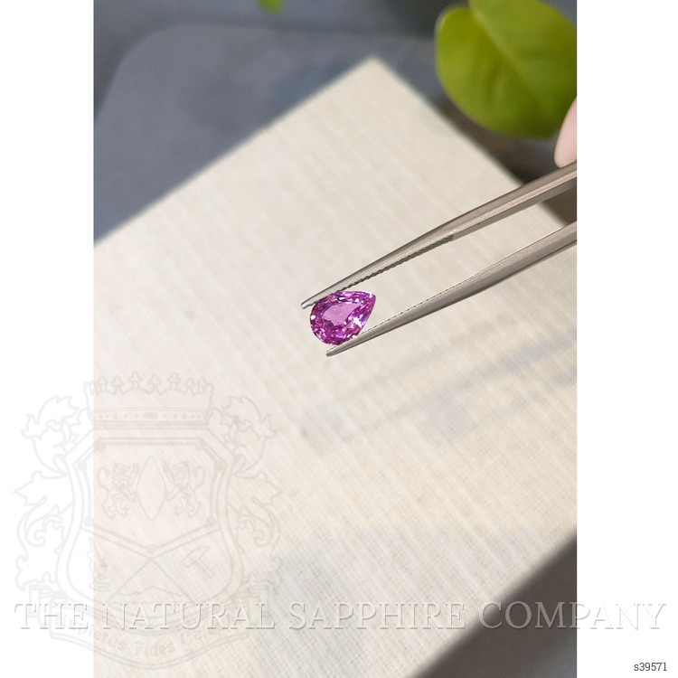 1.54 Ct. Purplish Pink Sapphire from Ceylon (Sri Lanka)