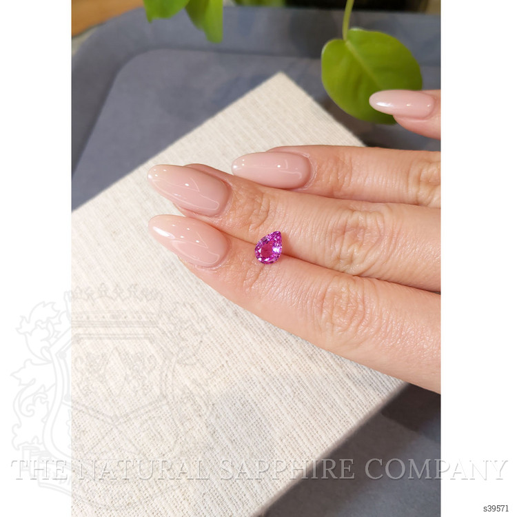 1.54 Ct. Purplish Pink Sapphire from Ceylon (Sri Lanka)