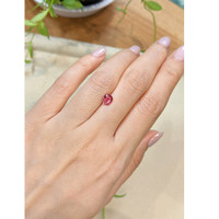 1.11 Ct. Reddish Pink Sapphire from Ceylon (Sri Lanka) Life Style