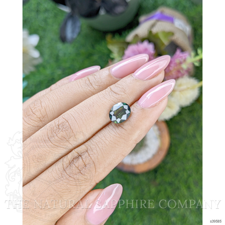 3.03 Ct. Yellowish Green Sapphire from Australia