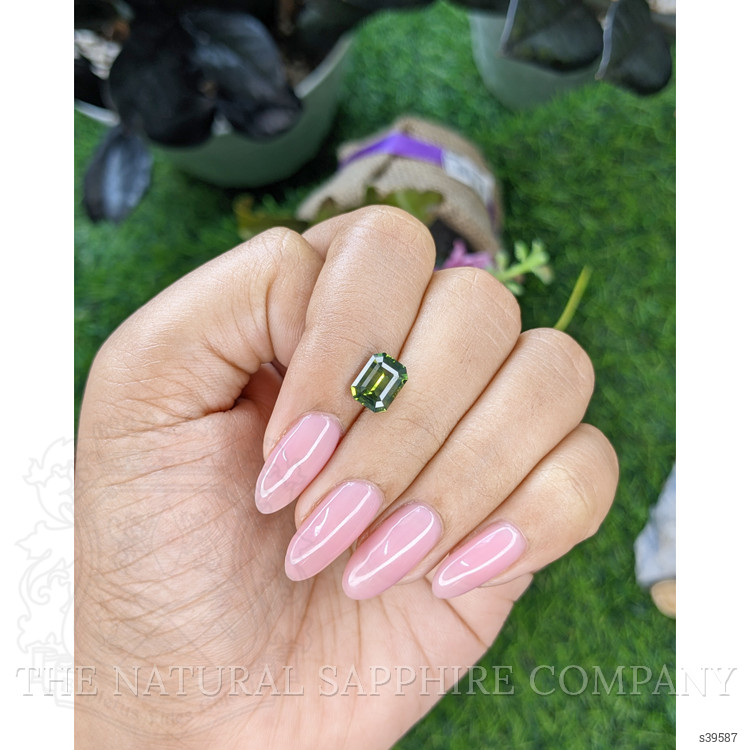 2.14 Ct. Yellowish Green Sapphire from Australia