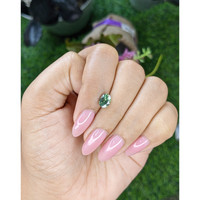 1.18 Ct. Green Sapphire from Madagascar Life Style