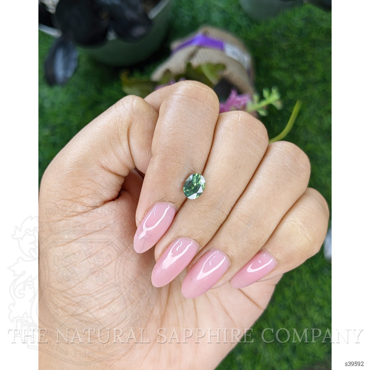 1.18 Ct. Green Sapphire from Madagascar