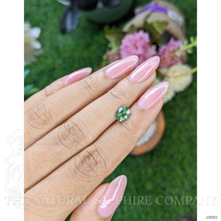 1.18 Ct. Green Sapphire from Madagascar