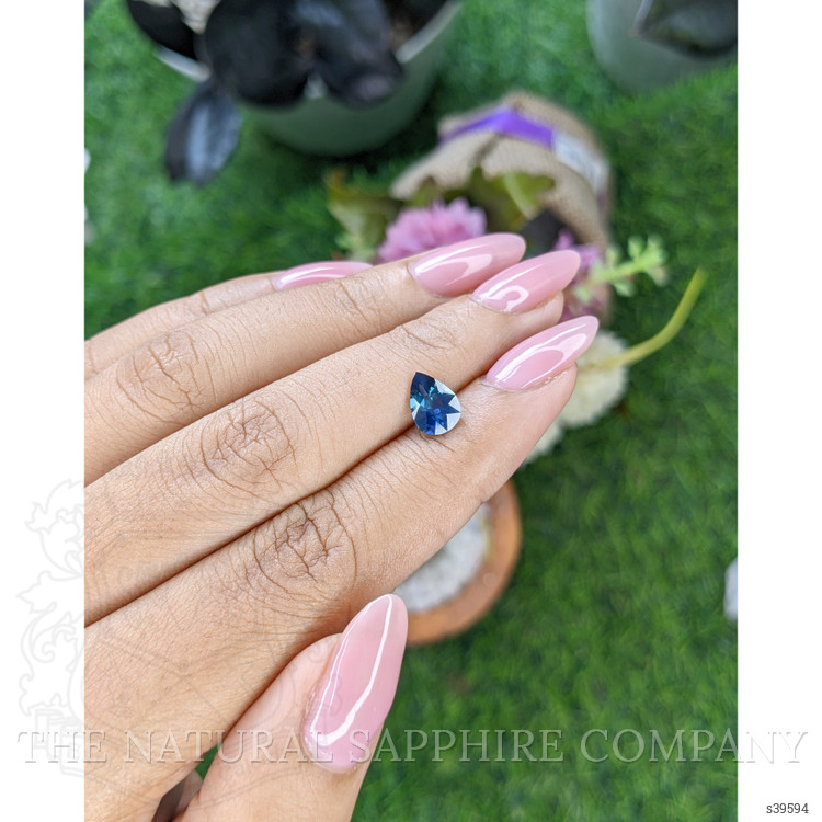 1.30 Ct. Greenish Blue Sapphire from Madagascar