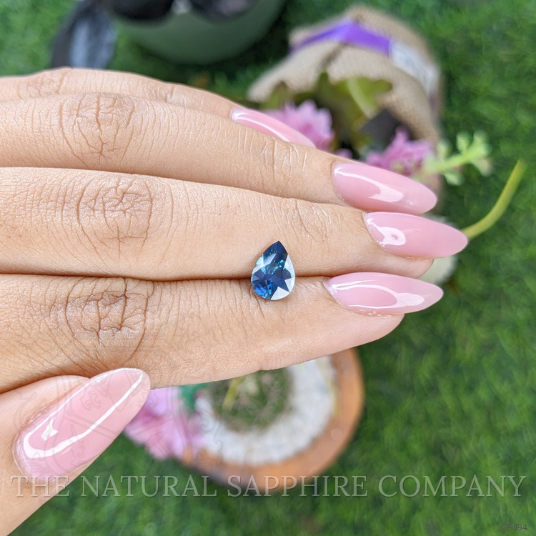 1.30 Ct. Greenish Blue Sapphire from Madagascar