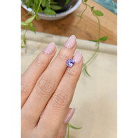 1.95 Ct. Bluish Purple Sapphire from Ceylon (Sri Lanka) Life Style