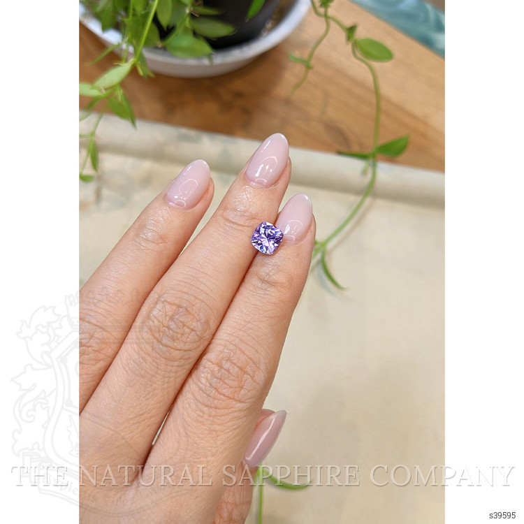 1.95 Ct. Bluish Purple Sapphire from Ceylon (Sri Lanka)