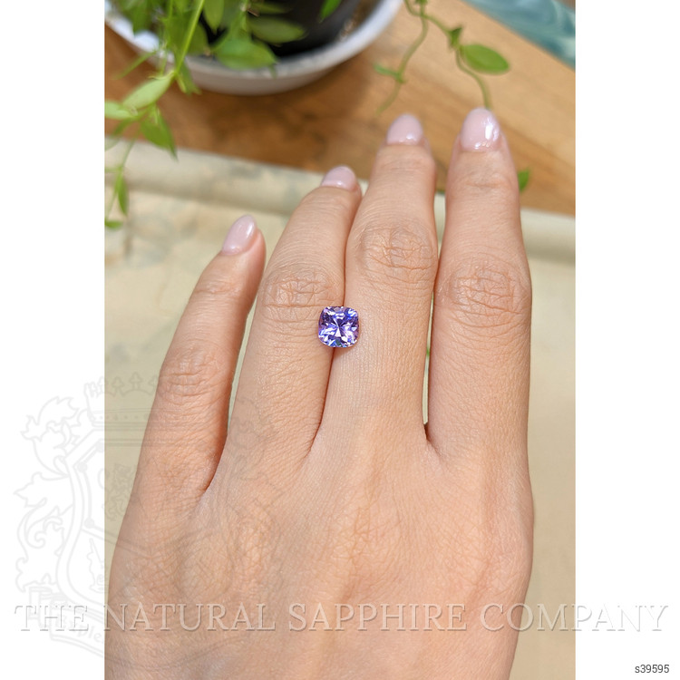 1.95 Ct. Bluish Purple Sapphire from Ceylon (Sri Lanka)