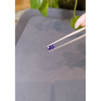 0.67 Ct. Bluish Purple Sapphire from Ceylon (Sri Lanka) Life Style