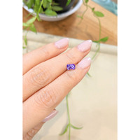 1.05 Ct. Purple Sapphire from Ceylon (Sri Lanka) Life Style