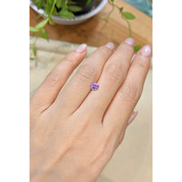 0.69 Ct. Purple Sapphire from Ceylon (Sri Lanka) Life Style