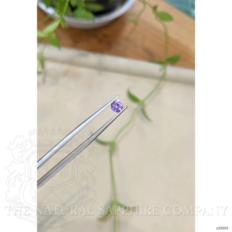 0.61 Ct. Purple Sapphire from Ceylon (Sri Lanka)