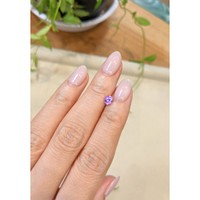 0.61 Ct. Purple Sapphire from Ceylon (Sri Lanka) Life Style