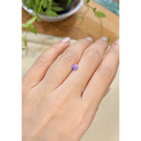 0.61 Ct. Purple Sapphire from Ceylon (Sri Lanka) Life Style