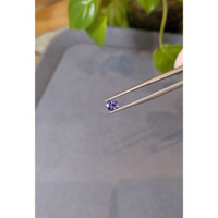 0.51 Ct. Bluish Purple Sapphire from Ceylon (Sri Lanka) Life Style