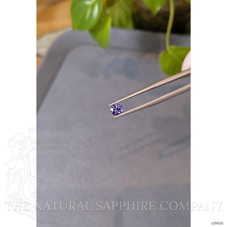 0.51 Ct. Bluish Purple Sapphire from Ceylon (Sri Lanka)