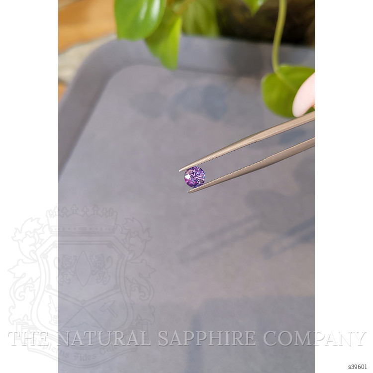 0.58 Ct. Purple Sapphire from Ceylon (Sri Lanka)