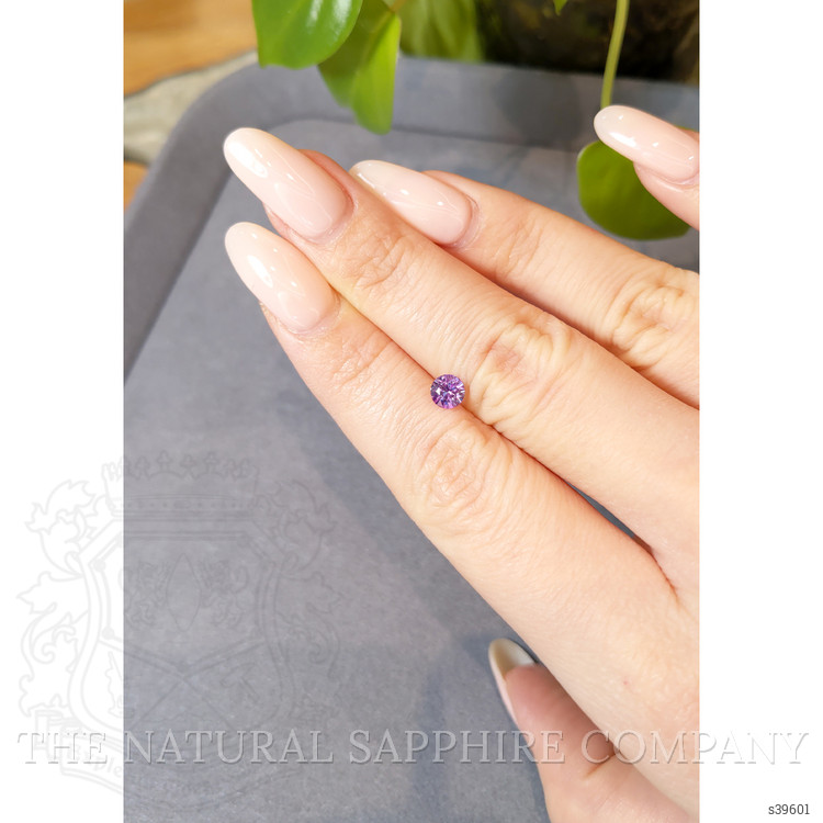 0.58 Ct. Purple Sapphire from Ceylon (Sri Lanka)