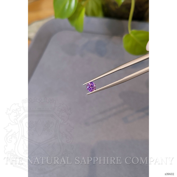 0.58 Ct. Purple Sapphire from Ceylon (Sri Lanka)