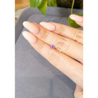0.58 Ct. Purple Sapphire from Ceylon (Sri Lanka) Life Style
