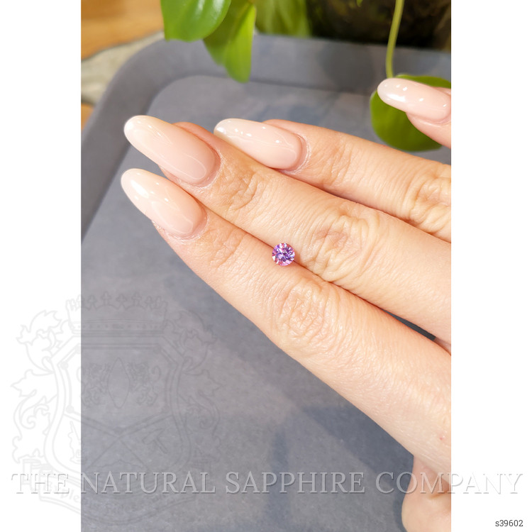 0.58 Ct. Purple Sapphire from Ceylon (Sri Lanka)