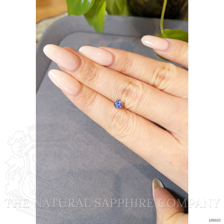 0.56 Ct. Blue Sapphire from Ceylon (Sri Lanka)