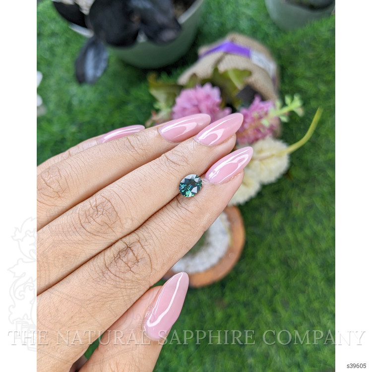 1.24 Ct. Bluish Green Sapphire from Madagascar