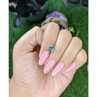 1.12 Ct. Greenish Blue Sapphire from Madagascar Life Style