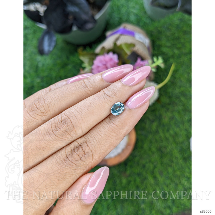 1.12 Ct. Greenish Blue Sapphire from Madagascar