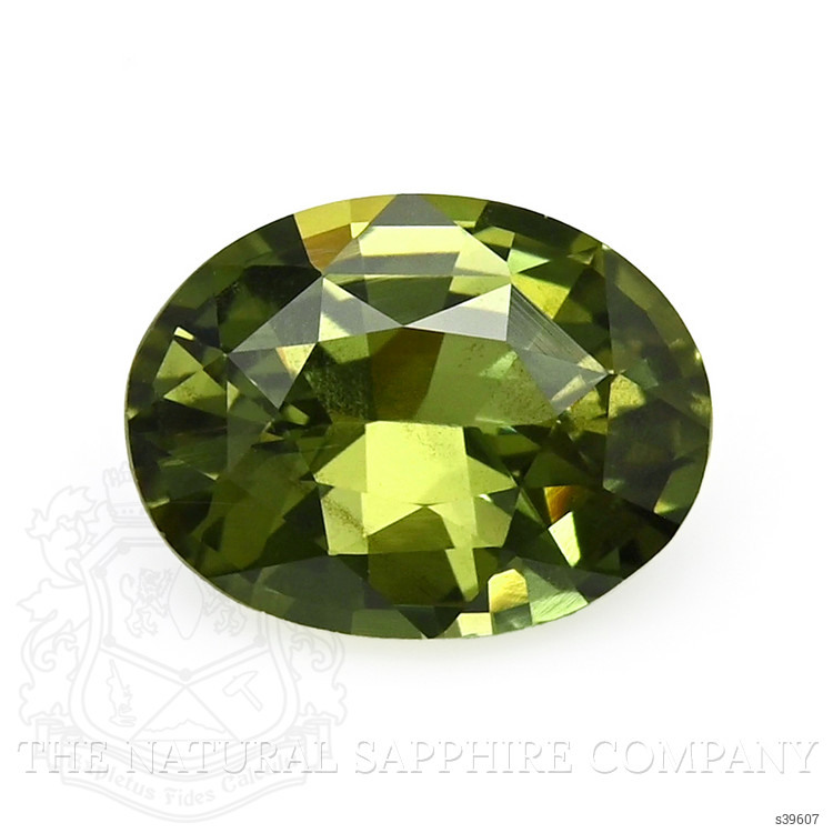 1.79 Ct. Yellowish Green Sapphire from Madagascar