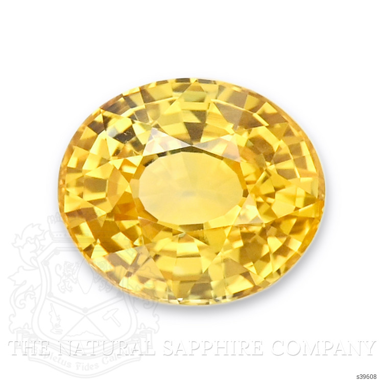 1.52 Ct. Orangish Yellow Sapphire from Ceylon (Sri Lanka)