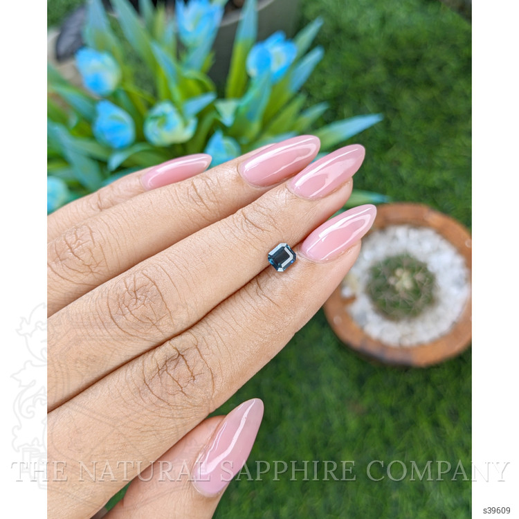 0.69 Ct. Greenish Blue Sapphire from Nigeria