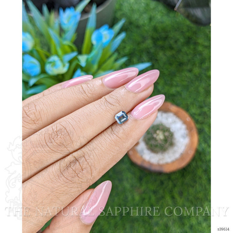 0.78 Ct. Greenish Blue Sapphire from Nigeria