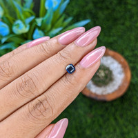 0.74 Ct. Blue Sapphire from Nigeria Life Style