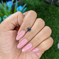0.74 Ct. Blue Sapphire from Nigeria Life Style