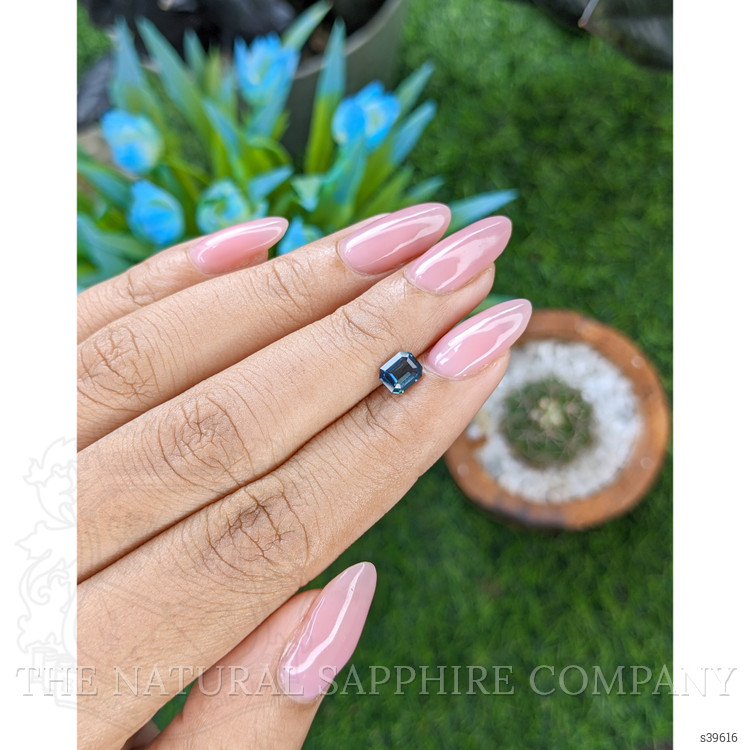 0.80 Ct. Bluish Green Sapphire from Nigeria