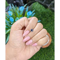 0.85 Ct. Blue Sapphire from Nigeria Life Style