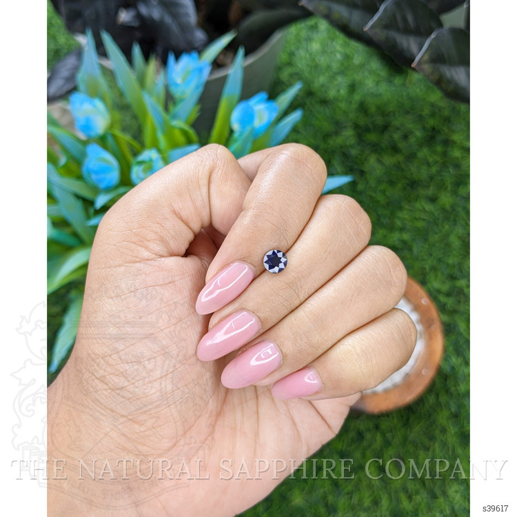 0.85 Ct. Blue Sapphire from Nigeria